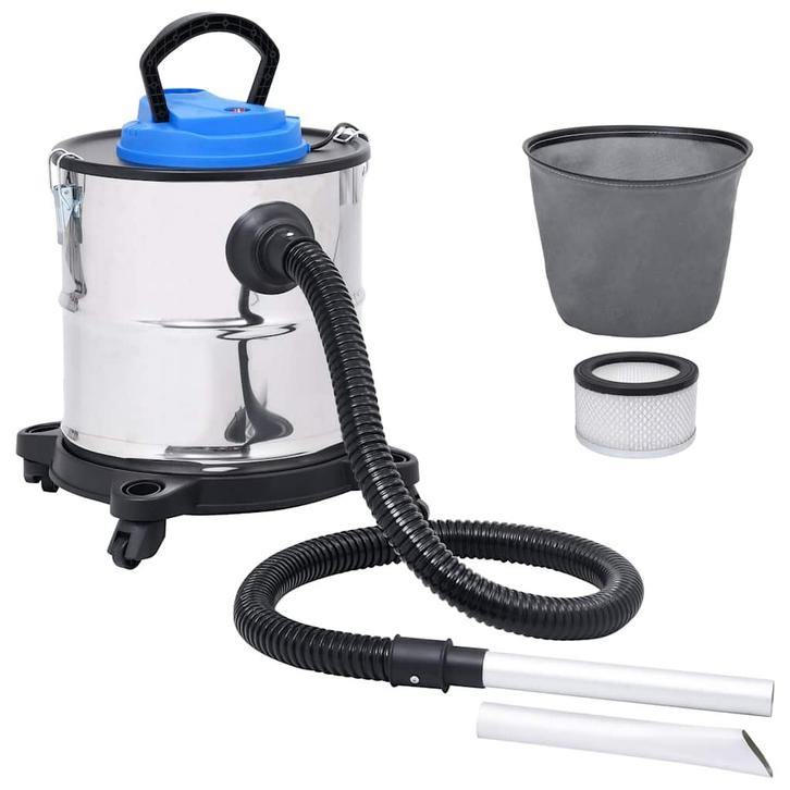 vidaXL Asstofzuiger met HEPA filter 1200 W 20 L roestvrij, Witgoed en Apparatuur, Stofzuigers, Nieuw, Verzenden