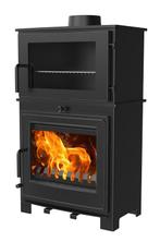 Veranda Houtkachel Met Oven En Compleet Rookkanaal Van, Nieuw