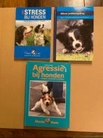 3X - Honden - Omgaan met Stress - Probleemgedrag - Agressie, Ophalen of Verzenden, Zo goed als nieuw, Honden