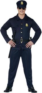 Politie Kostuum Donkerblauw Heren, Nieuw, Verzenden