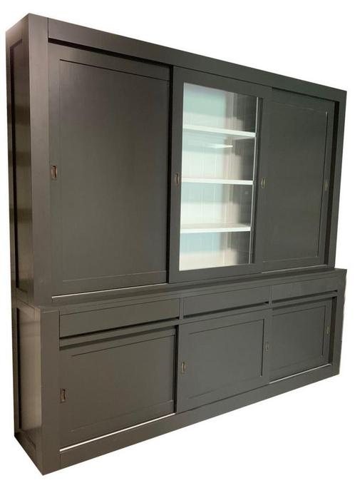 Buffetkast grijs Vaassen XL greeploos 260 x 240cm, Huis en Inrichting, Kasten | Buffetkasten, Ophalen of Verzenden