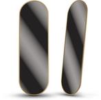 2dekans | Mirlux Ovaal Spiegel - Passpiegel - Hangend met, Huis en Inrichting, Lampen | Wandlampen, Ophalen of Verzenden, Zo goed als nieuw