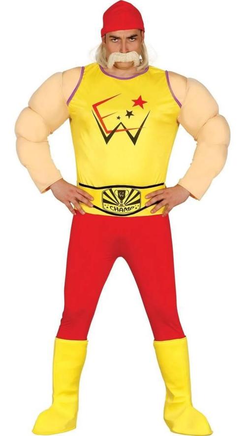 Hulk Hogan Kostuum, Kleding | Heren, Carnavalskleding en Feestkleding, Nieuw, Verzenden