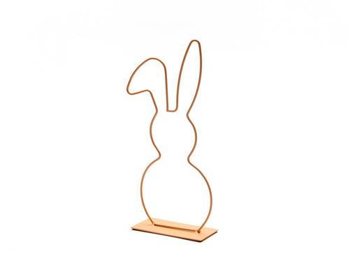 Metalen frame haas haasje hangend oor op voet 50 cm apricot, Hobby en Vrije tijd, Knutselen, Nieuw, Ophalen of Verzenden