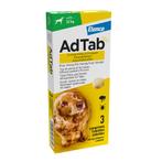 AdTab Anti Vlo en Teek Kauwtabeletten Hond >11-22 kg 3 table, Dieren en Toebehoren, Overige Dieren-accessoires, Nieuw, Verzenden