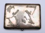 Sigarettendoos - Zilver, Antiek en Kunst, Antiek | Goud en Zilver