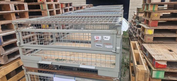 Gaascontainer 1240x835x630mm, 1 klep lange zijde, grijs,, Zakelijke goederen, Partijgoederen en Retail | Verpakking en Verzending