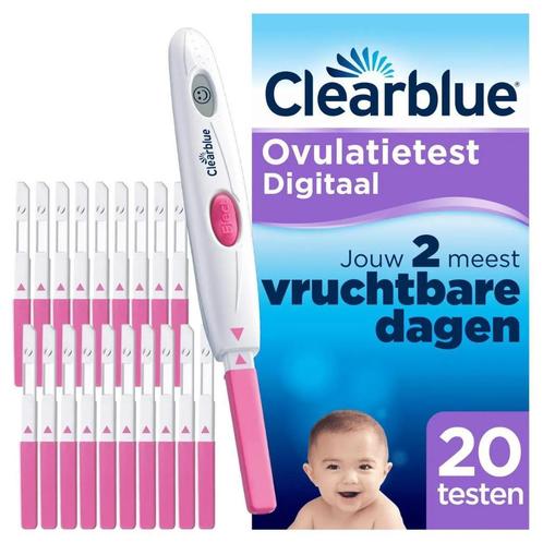 Clearblue Digitaal Ovulatietesten 20 stuks, Boeken, Zwangerschap en Opvoeding, Zwangerschap en Bevalling, Nieuw, Verzenden