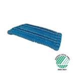 Microvezel vlakmop Scrub (klamvochtig gebruiken) 28cm Blauw, Verzenden