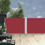 vidaXL Windscherm uittrekbaar 120x1000 cm rood, Nieuw, Verzenden