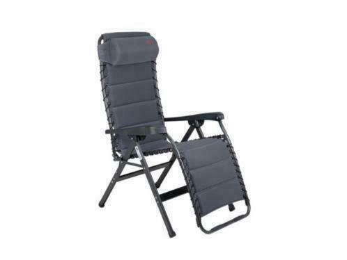 Crespo kampeer relaxstoel ap-232 air-deluxe grijs kleur 86, Caravans en Kamperen, Kampeeraccessoires, Nieuw