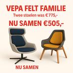 Vepa Felt Familie Design Fauteuils in Aanbieding, Huis en Inrichting, Ophalen of Verzenden, Nieuw, Kunststof