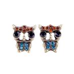 Fako Bijoux® - Oorbellen - Steker - Uiltjes - Retro - Brons, Sieraden, Tassen en Uiterlijk, Oorbellen, Verzenden, Nieuw