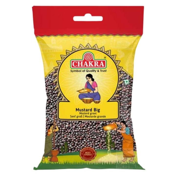 Mosterdzaad Groot (Mustard Seeds Big) Chakra - 100 g, Huis en Inrichting, Keuken | Keukenbenodigdheden, Ophalen of Verzenden