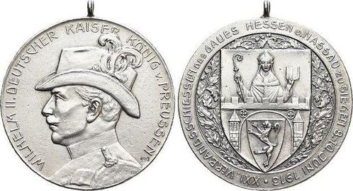 Ar-medaille 1913 Nassau-siegen, Postzegels en Munten, Penningen en Medailles, Verzenden