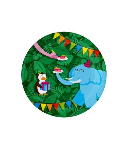 Plates Jungle, Hobby en Vrije tijd, Feestartikelen, Nieuw, Verzenden