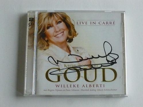 Willeke Alberti - Live in Carre / Goud (2 CD) Gesigneerd, Cd's en Dvd's, Cd's | Nederlandstalig, Zo goed als nieuw, Verzenden