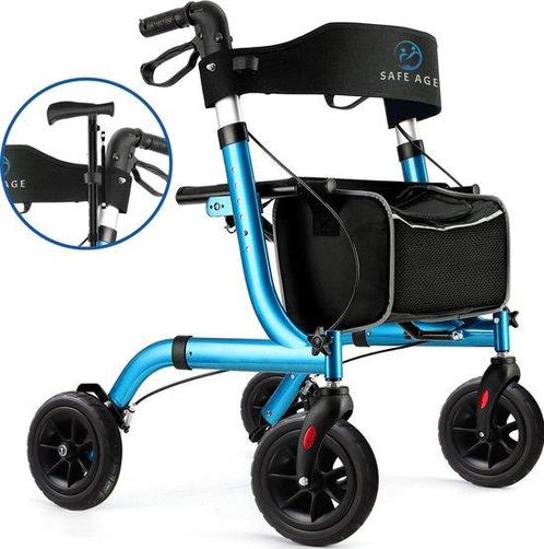 Tweedekans | SafeLife Rollator Opvouwbaar met zitfunctie -, Diversen, Rolstoelen, Zo goed als nieuw, Ophalen of Verzenden