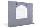 Partytent zijwand PVC  | 3 meter | 220cm hoog | Grijs, Doe-het-zelf en Verbouw, Zeil en Folie, Ophalen of Verzenden, Nieuw, Zeil