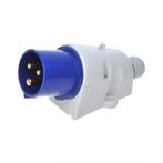 ProPlus Wandstekker - 3-polig - IP44 - 16A - 230V - Blauw..., Ophalen of Verzenden, Nieuw