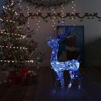 vidaXL Kerstversiering rendier 140 LEDs 120 cm acryl blauw, Diversen, Kerst, Verzenden, Nieuw