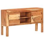 vidaXL Dressoir 116x30x66 cm massief acaciahout, Huis en Inrichting, Kasten | Dressoirs, 100 tot 150 cm, Verzenden, Nieuw, 25 tot 50 cm