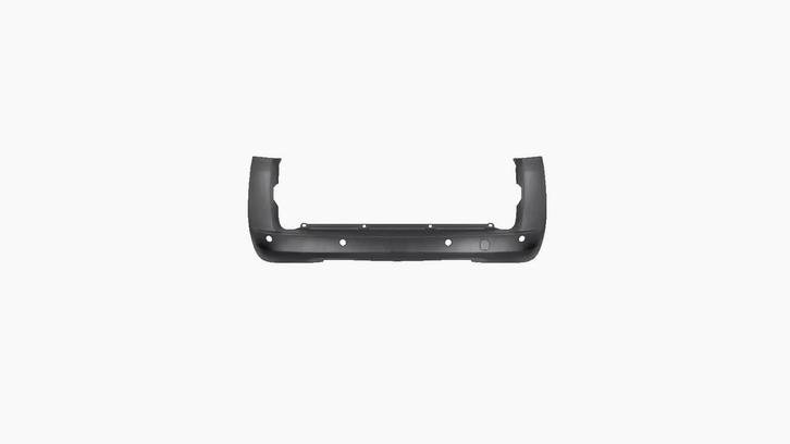 Peugeot B Achterbumper Zwart+Pdc Gaten 2Drs., Auto-onderdelen, Carrosserie en Plaatwerk
