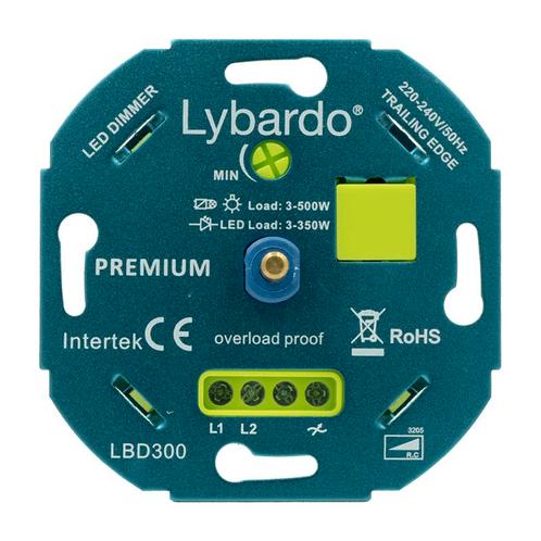LED dimmer Lybardo Premium+ 3-350 watt | Universeel | Inbouw, Doe-het-zelf en Verbouw, Elektra en Kabels, Overige typen, Nieuw