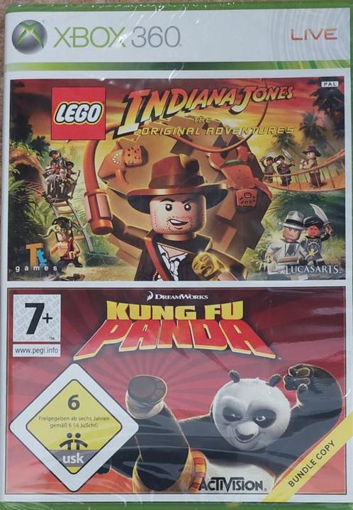 Kung Fu Panda plus Lego Indiana Jones (Xbox 360 nieuw), Spelcomputers en Games, Games | Xbox 360, Nieuw, Ophalen of Verzenden