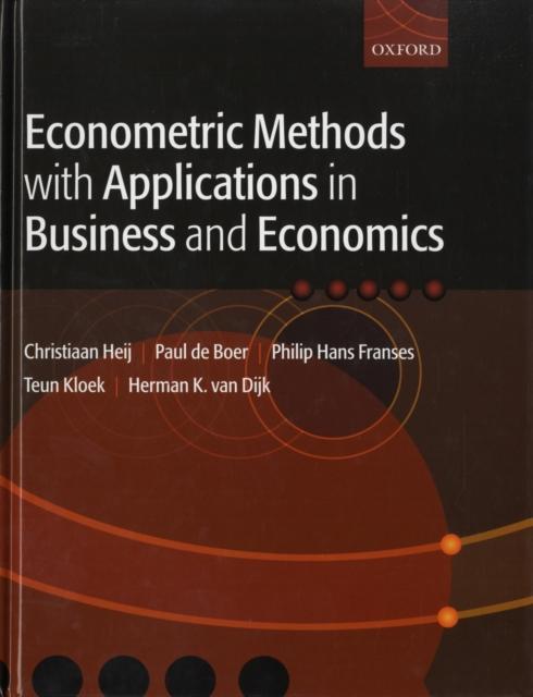 Econometric Methods With Applications in Busin 9780199268016, Boeken, Studieboeken en Cursussen, Zo goed als nieuw, Verzenden