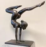 Bronzen Yoga Meisje Handstand - Yoga - Interieur, Verzenden, Nieuw