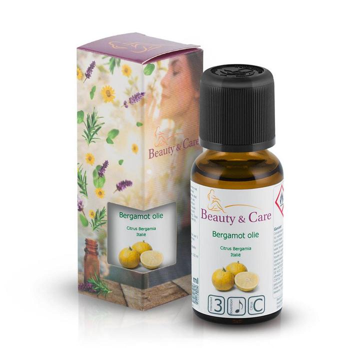 Beauty & Care Bergamot etherische olie 20 ml.  new, Sport en Fitness, Gezondheidsproducten en Wellness, Aroma, Nieuw, Ophalen of Verzenden