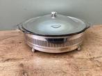 P M & sheraton - Ovenschaal (2) - Verzilverd, Pyrex - Met
