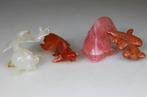 4x collectie sculpturen - beeldjes - Poissons - Agaat, Agate, Antiek en Kunst