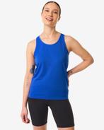 HEMA Naadloos dames sportsinglet felblauw, Kleding | Dames, Verzenden, Nieuw
