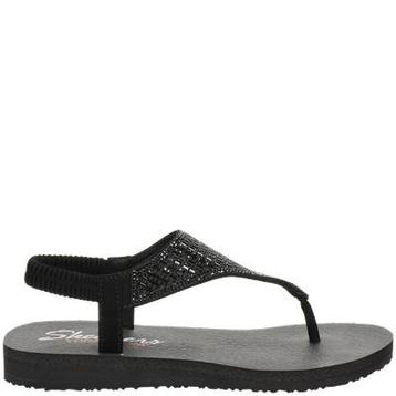 Skechers Meditation sandalen voor dames in het Zwart beschikbaar voor biedingen