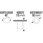 Voordeelset: Opbouwspot Set - Pragmi Luxina Pro - GU10, Metaal of Aluminium, Nieuw, Ophalen of Verzenden, Led