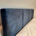 Boxspring De Vries Home 3L, 180x200cm, Blauw, Ophalen of Verzenden, 180 cm, 200 cm