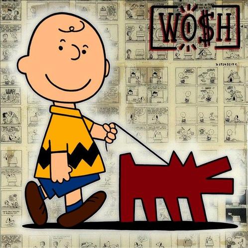 WO$H - D29295219C, Antiek en Kunst, Kunst | Schilderijen | Modern