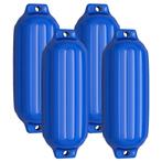 LIVSK Marinefender Set van 4 - Duurzaam PVC - V-ribben voor, Watersport en Boten, Waterpolo, Verzenden, Nieuw