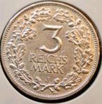 Duitsland, Weimar Republiek 3 Reichsmark 1925 J / 1000th, Postzegels en Munten