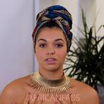 Afrikaanse stijl Choker / Gouden Hoge halsketting, Sieraden, Tassen en Uiterlijk, Kettingen, Nieuw, Ophalen of Verzenden