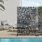 Kamerscherm Bernalda tuinscherm 180x120x40 cm zwart casa.pro, Verzenden, Nieuw