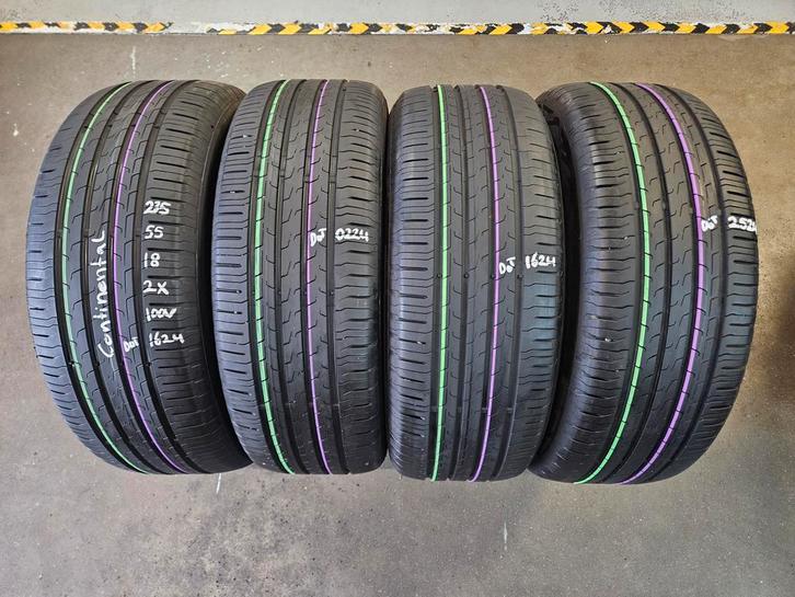 235/55/18 100V CONTINENTAL ECO CONTACT6 D24 6,3MM PROFIEL, Auto-onderdelen, Banden en Velgen, 18 inch, Erkend duurzaam, Zomerbanden