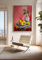 E. García - PERAS SOBRE FONDO ROSA XL (NO RESERVE)