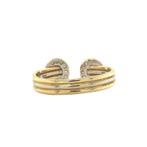 Gouden ring met diamant 14 krt, Sieraden, Tassen en Uiterlijk, Ringen, Ophalen of Verzenden, Nieuw