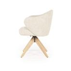 Stoel Connor Naturel - Beige Donna - 96344 - eetkamerstoelen, Huis en Inrichting, Nieuw, Stof