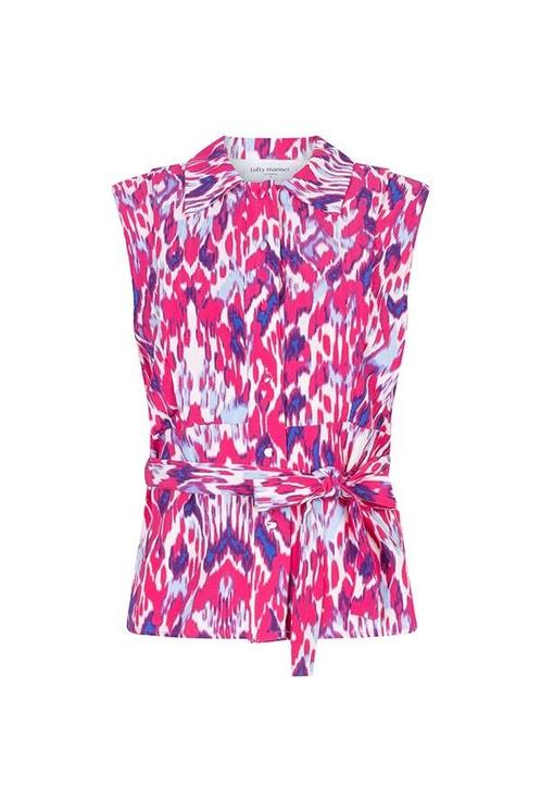 -50% Lofty Manner  Lofty Manner Gilet samara dessin  maat XS, Kleding | Dames, Truien en Vesten, Roze, Nieuw, Verzenden