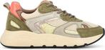 Ps Poelman CIBEL Dames Sneakers - Groen/Beige Multi - Maat 3, Kleding | Dames, Schoenen, Verzenden, Nieuw