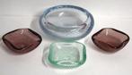 Leerdam - A.D. Copier - Schaal - Glas - 4 schaaltjes,, Antiek en Kunst, Antiek | Glas en Kristal